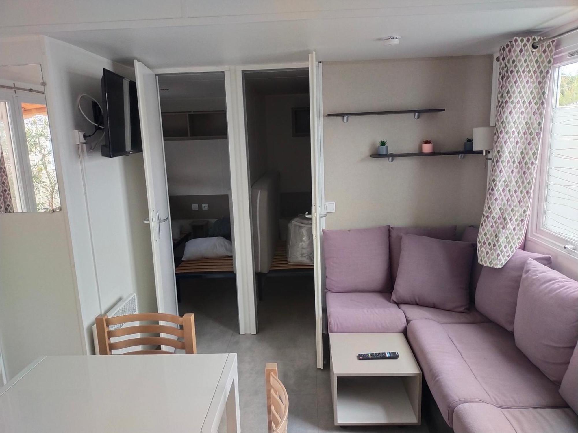 Mobil Home Le Mignon วัลราส์-ปลาจ ภายนอก รูปภาพ